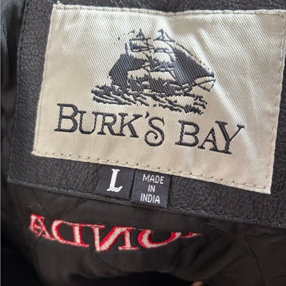 Vintage Leather and Wool Bomber Jacket - Picture 6 of 8